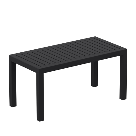 Table basse de jardin rectangulaire en plastique