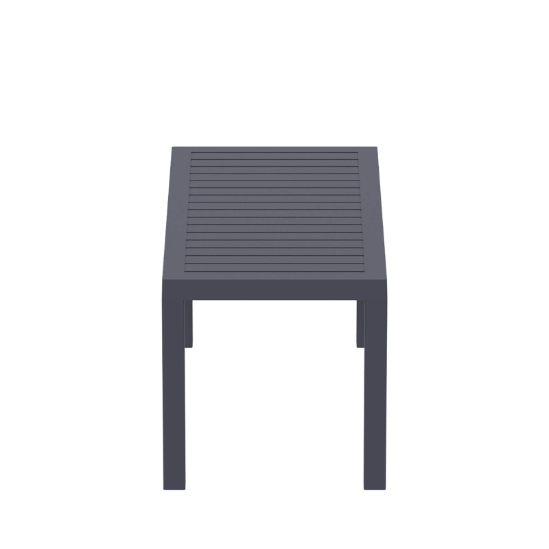 Table basse de jardin rectangulaire en plastique