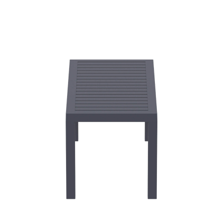 Table basse de jardin rectangulaire en plastique