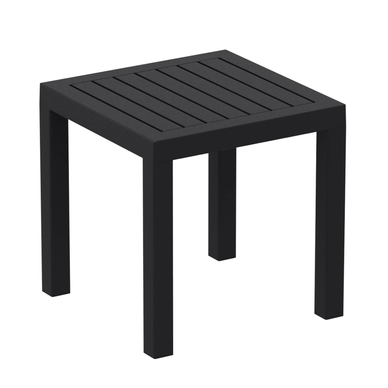 Table d'appoint pour jardin en résine 