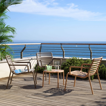 Fauteuil de jardin bas relax design italien - Doga