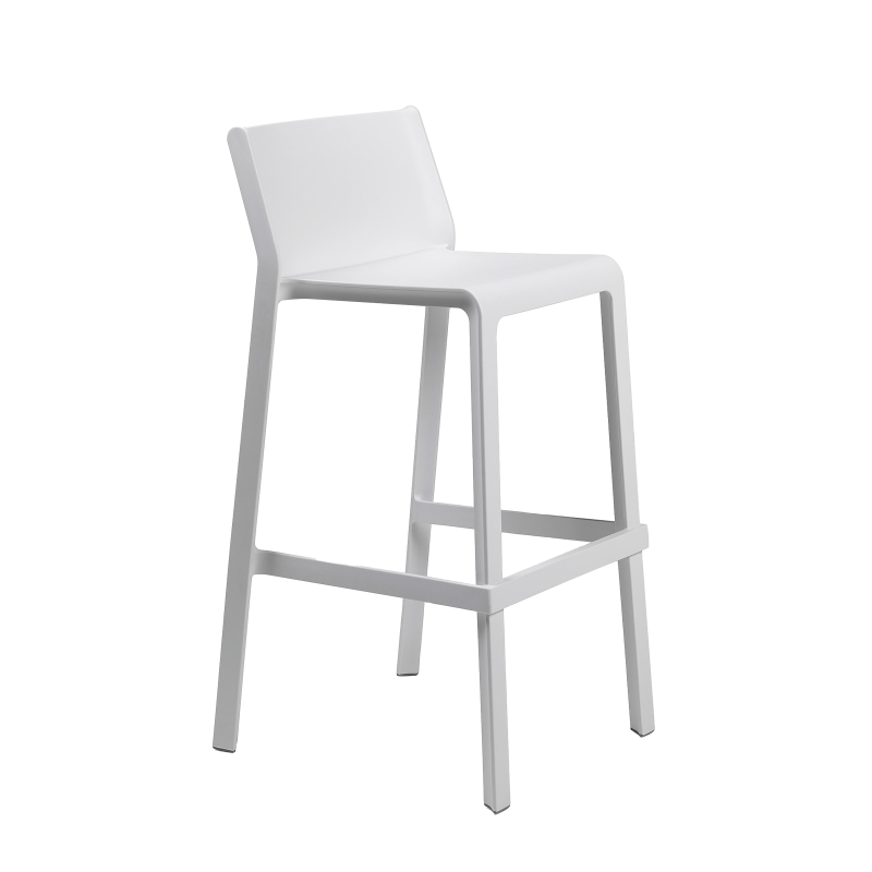 Tabouret de bar de jardin empilable en polypropylène - Trill 
