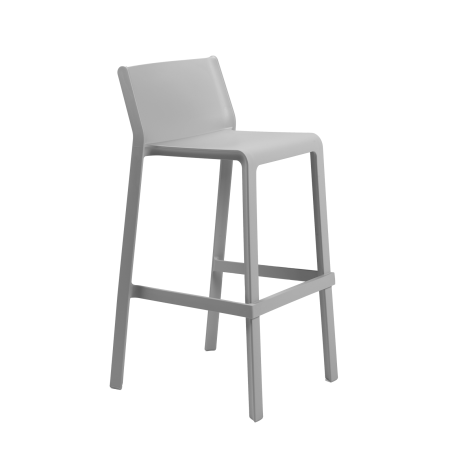 Tabouret de bar de jardin empilable en polypropylène - Trill 