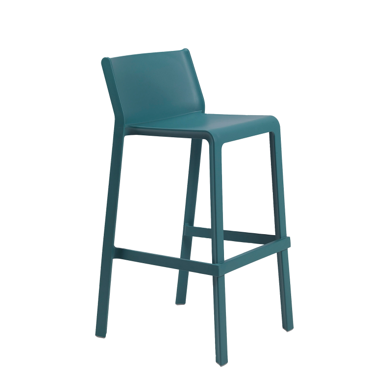 Tabouret de bar de jardin empilable en polypropylène - Trill 