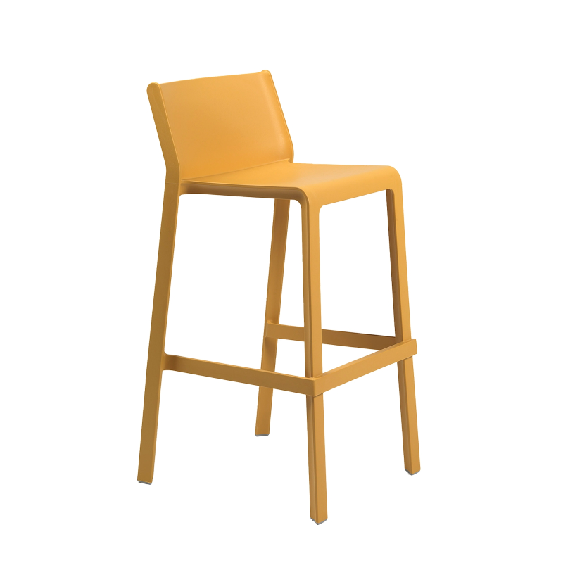 Tabouret de bar de jardin empilable en polypropylène - Trill 