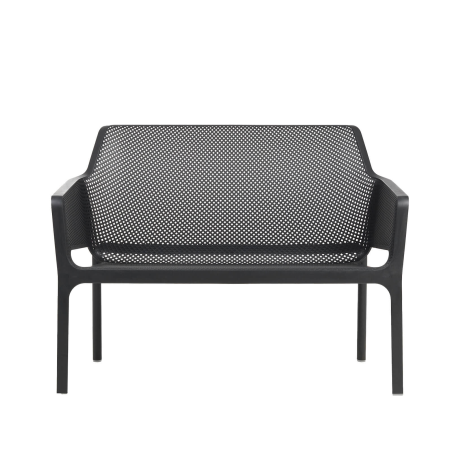 Banquette d'extérieur 2 places en polypropylène