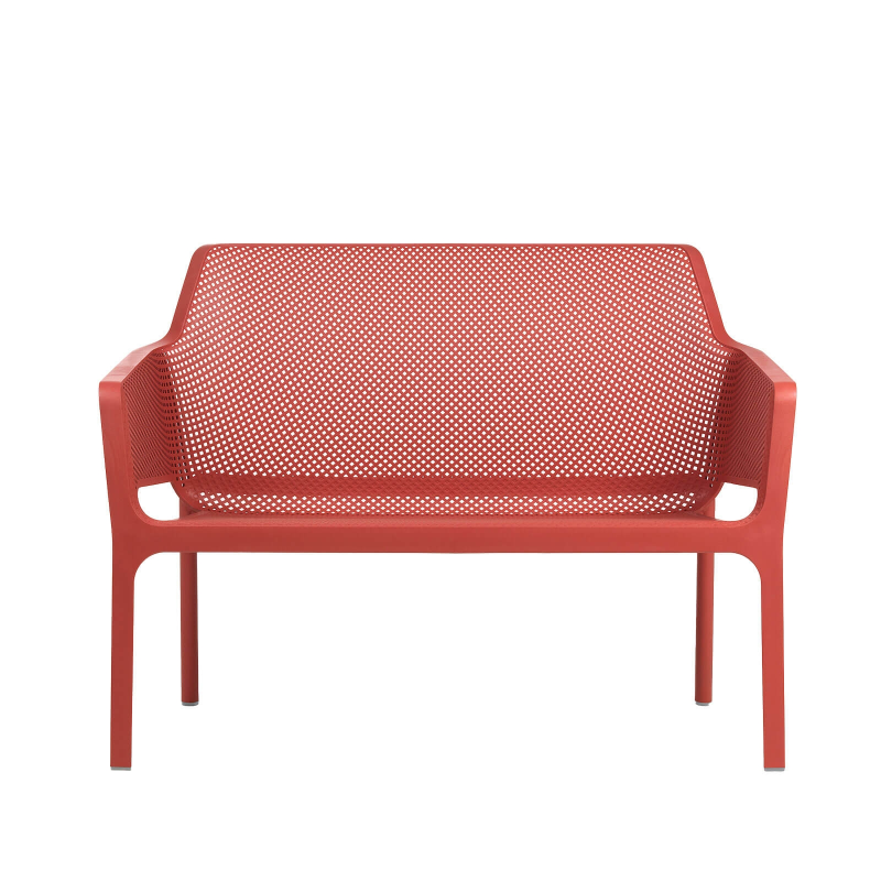 Banquette d'extérieur 2 places en plastique