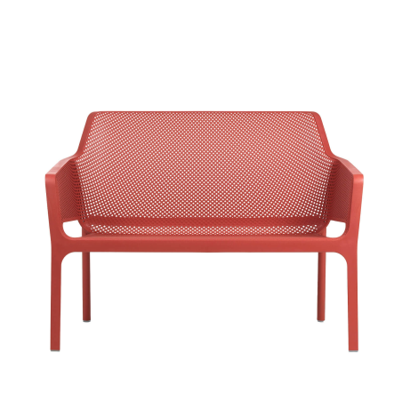 Banquette d'extérieur 2 places en plastique