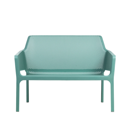 Banc 2 places en plastique pour jardin