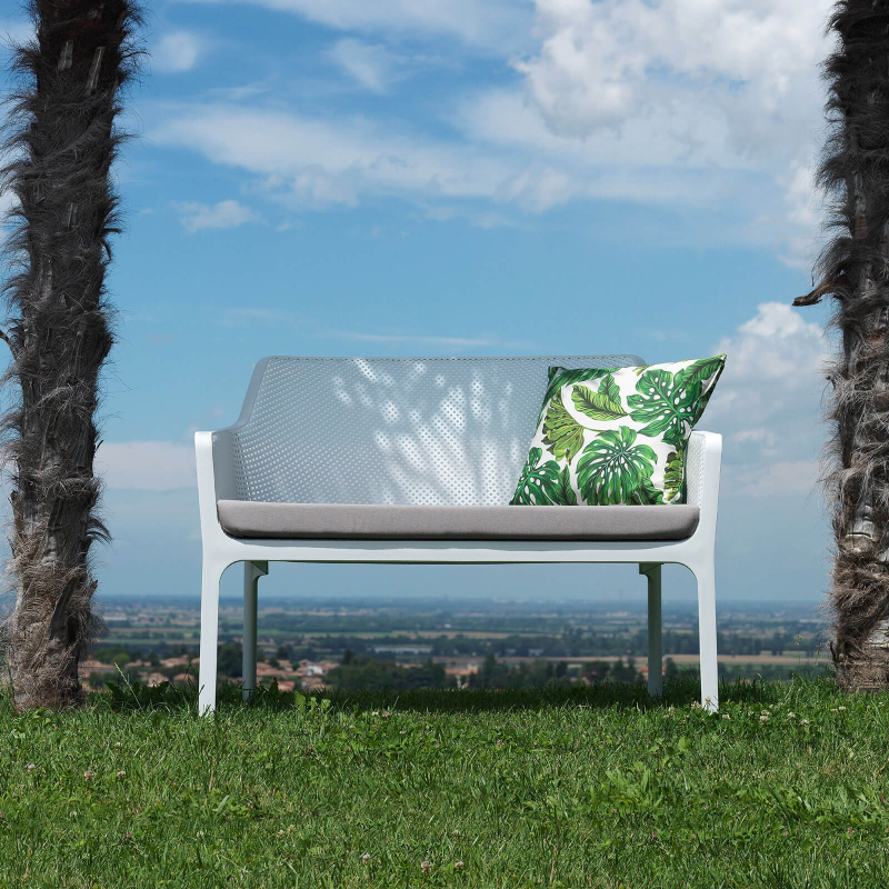 Banquette de jardin moderne en polypropylène