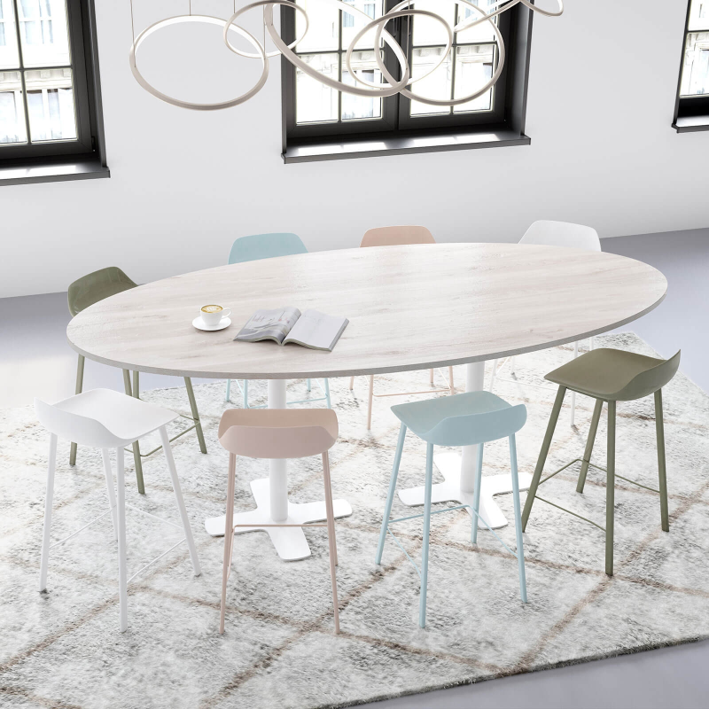 Tabouret haut en polypropylène 