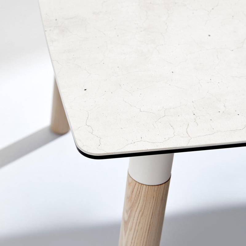 Table céramique avec pieds bois - Köln Mobliberica