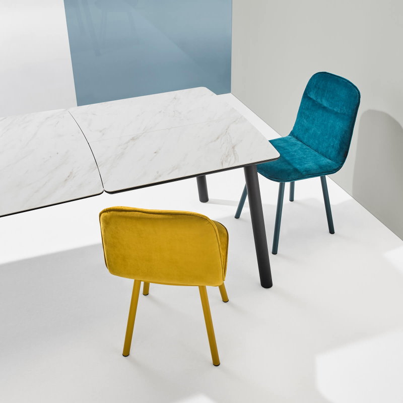 Table en céramique extensible et métal - Köln Moblibérica