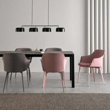 Table mobliberica en céramique pour salle à manger en céramique - Julia