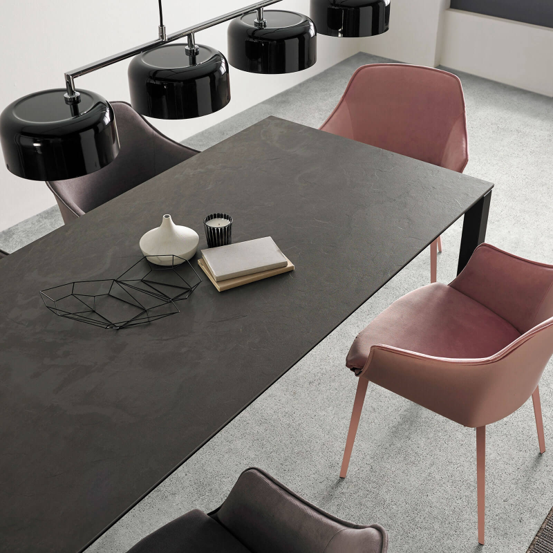 Table mobliberica en céramique pour salle à manger en céramique - Julia