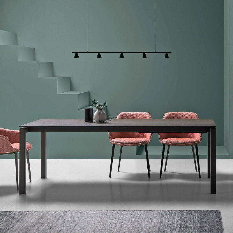 Table mobliberica en céramique pour salle à manger en céramique - Julia