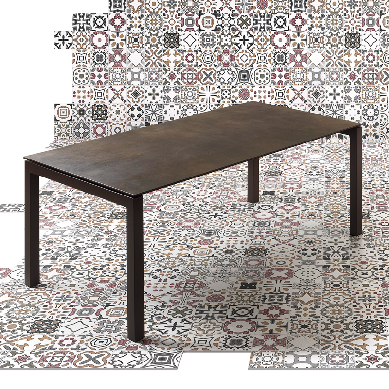 Table mobliberica en céramique pour salle à manger en céramique - Julia