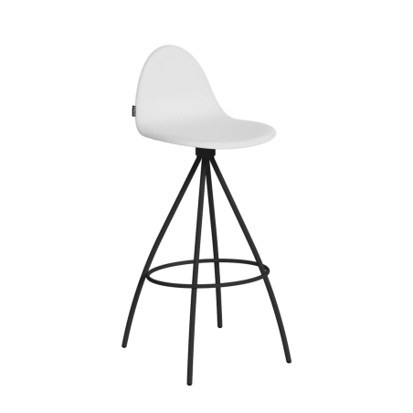 Tabouret haut design en tissu - Petris