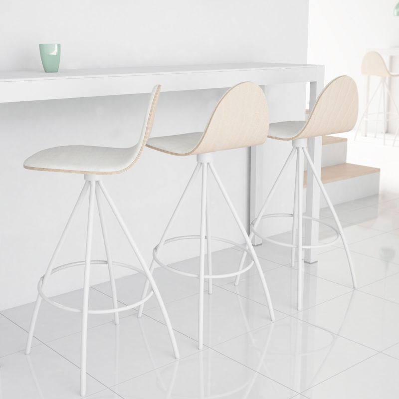 Tabouret haut design - Petris