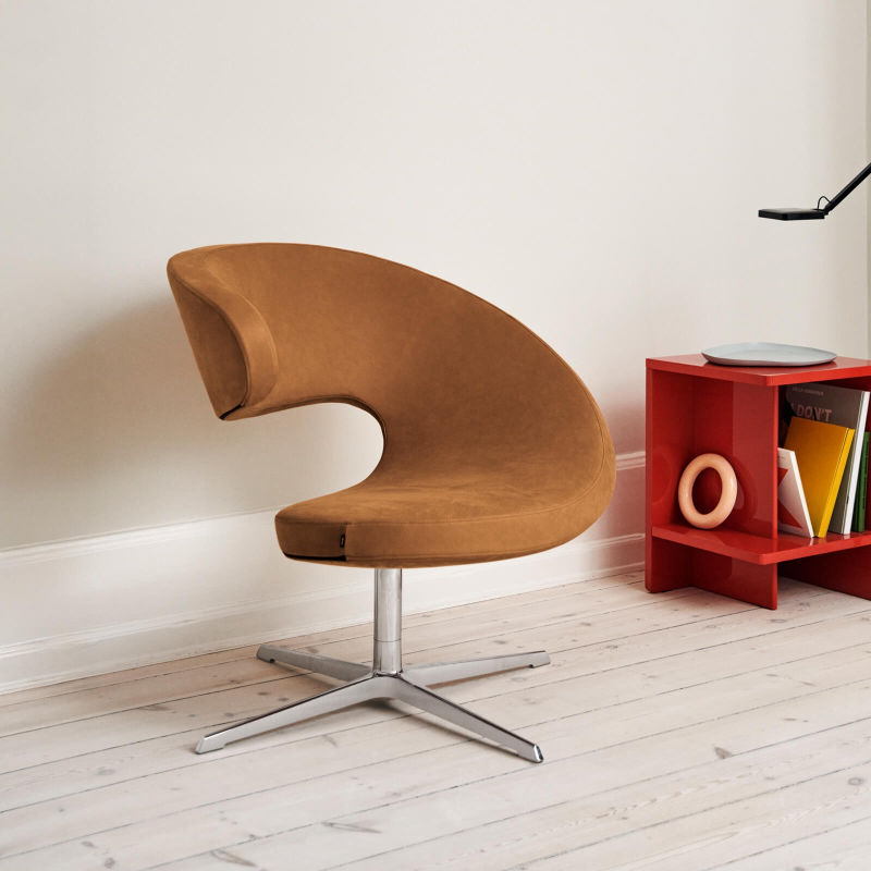 Fauteuil de relaxation design et inclinable en tissu – Peel Club Varier®