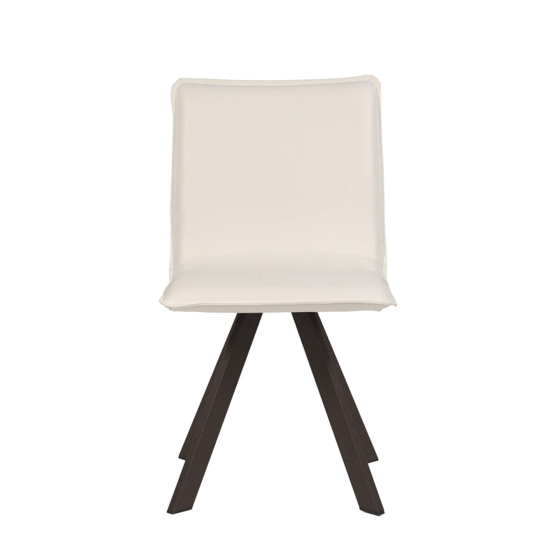 Chaise moderne en vinyle et métal - Denia Moblibérica®