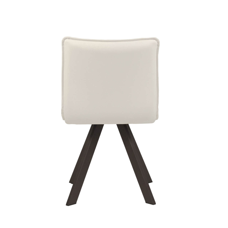 Chaise moderne en vinyle et métal - Denia Moblibérica®