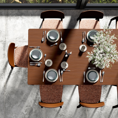 Table extensible rectangulaire en bois - Fiera