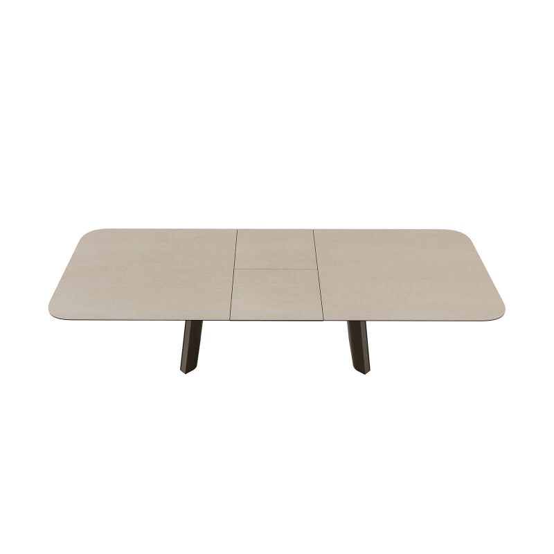 Table moderne extensible en céramique avec pieds métal - TUL Mobliberica®