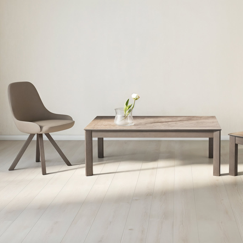 Table basse rectangle en céramique 