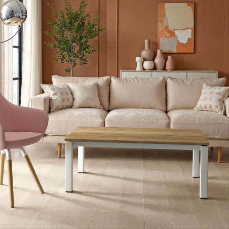 Table basse de salon moderne en stratifié 