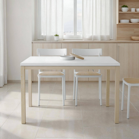 Table de cuisine en céramique avec rallonge - Toy bois