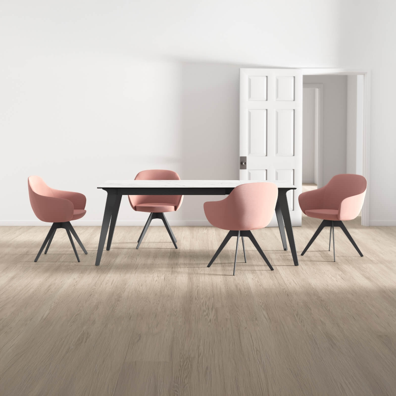 Table extensible de salle à manger plateau céramique Infiné