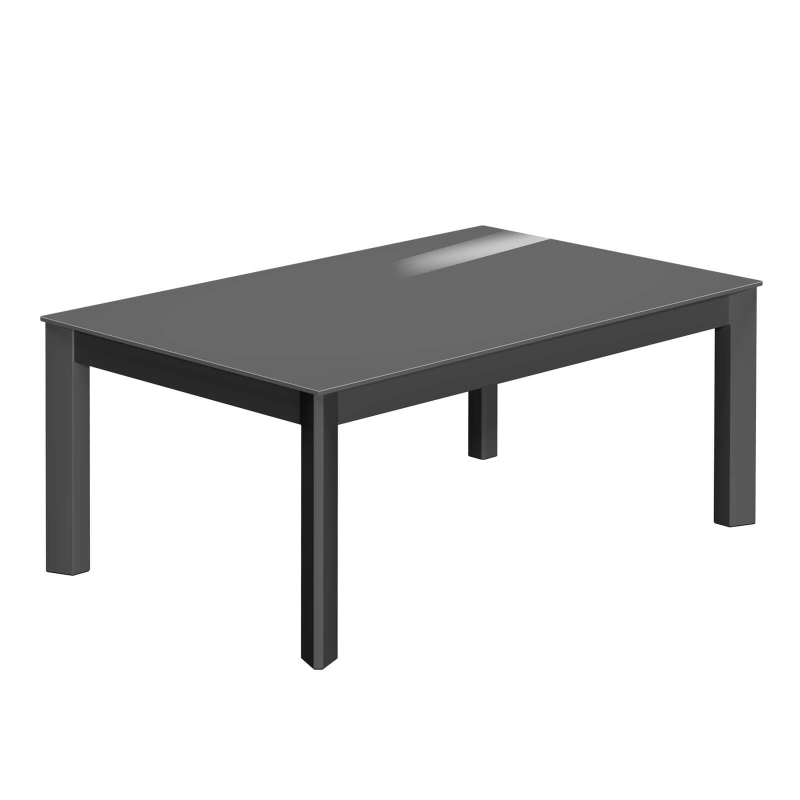 table basse sur mesure en verre multiplus mini