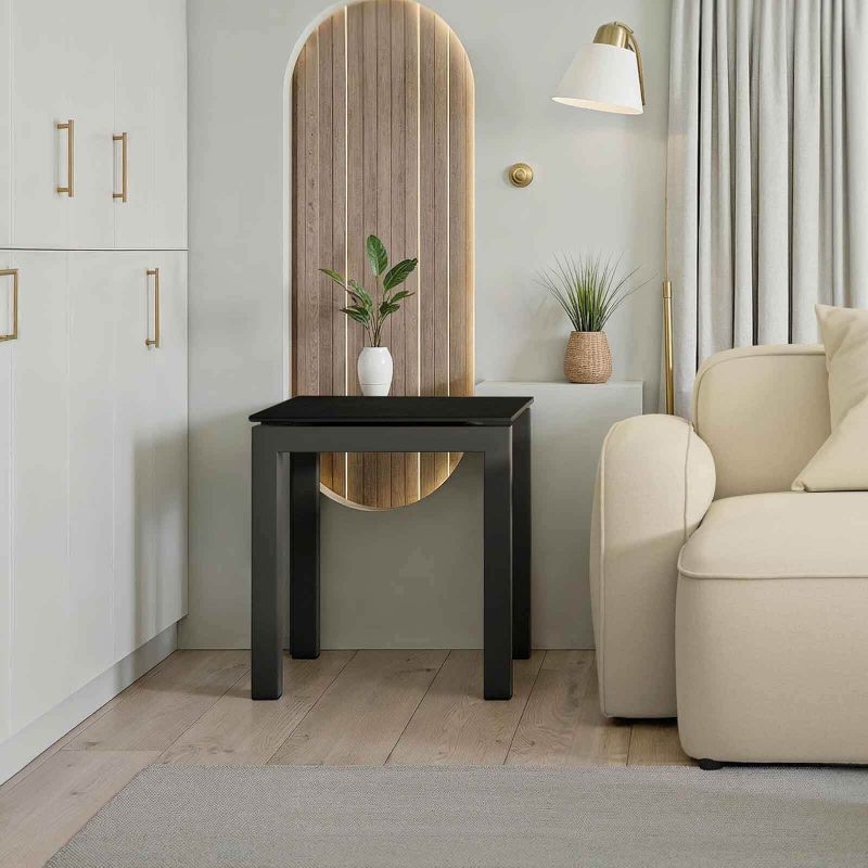 Table basse moderne en verre