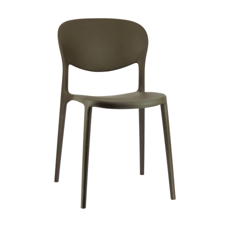 Chaise italienne en polypropylène recyclé - Abby Connubia®