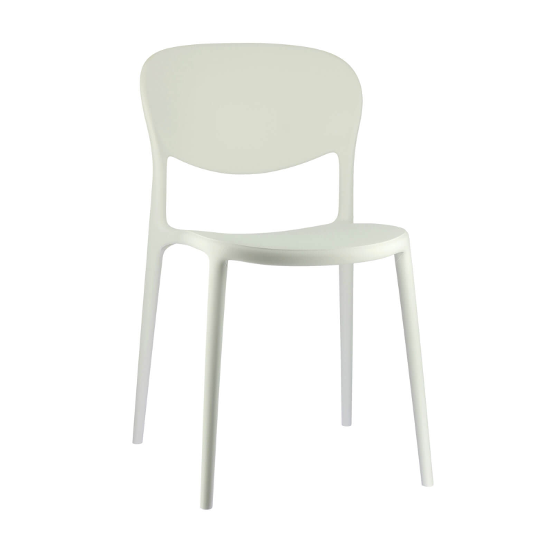 Chaise italienne en polypropylène recyclé - Abby Connubia®