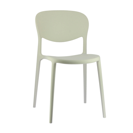 Chaise italienne en polypropylène recyclé - Abby Connubia®