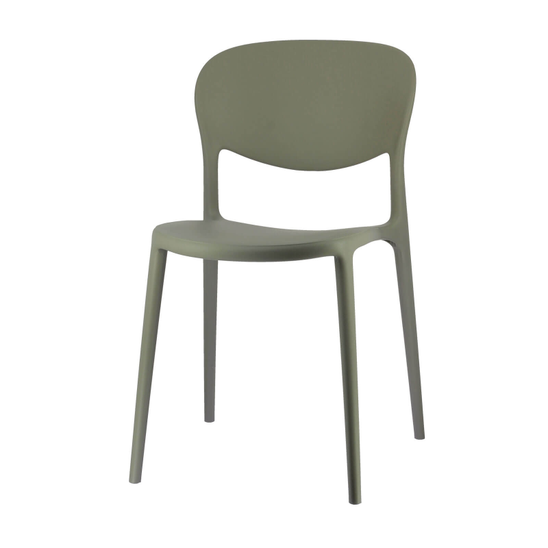 Chaise italienne en polypropylène recyclé - Abby Connubia®