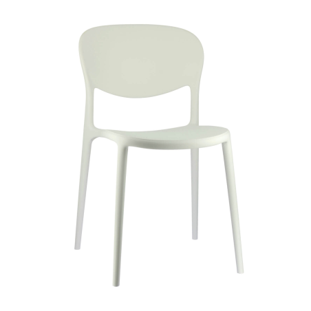 Chaise de jardin italienne empilable en polypropylène recyclé - Abby Connubia®