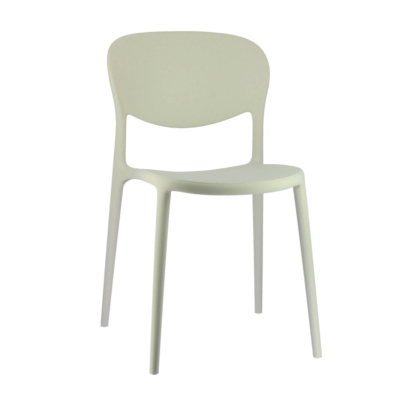 Chaise de jardin italienne empilable en polypropylène recyclé - Abby Connubia®