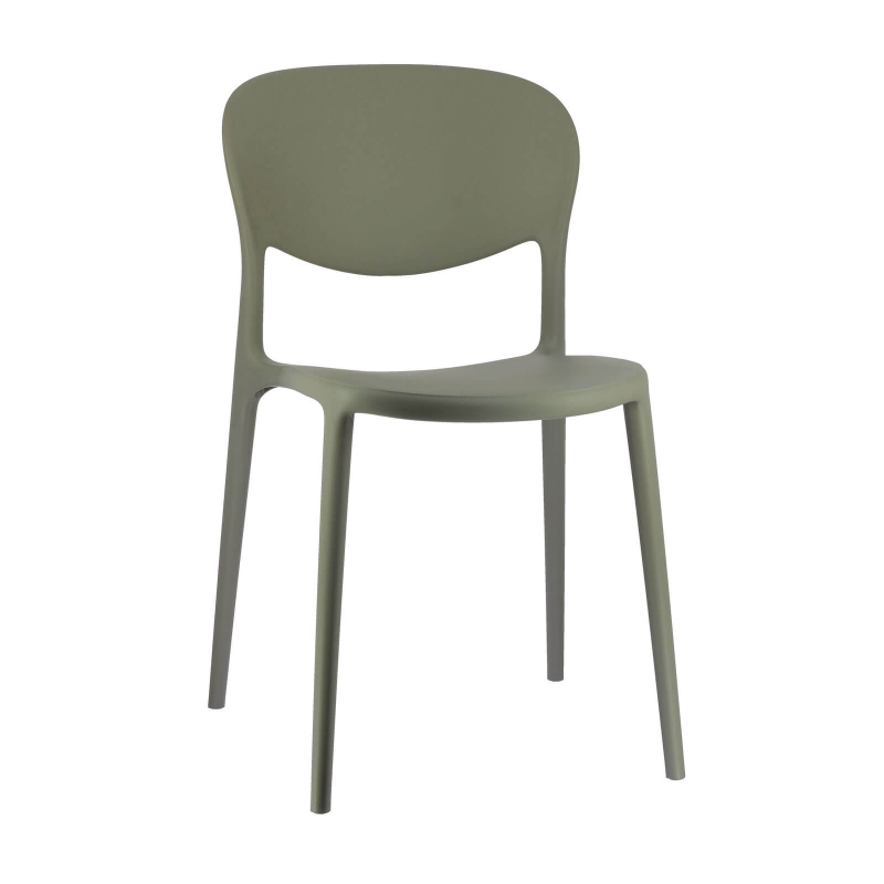 Chaise de jardin italienne empilable en polypropylène recyclé - Abby Connubia®