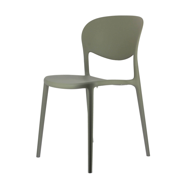 Chaise de jardin italienne empilable en polypropylène recyclé - Abby Connubia®