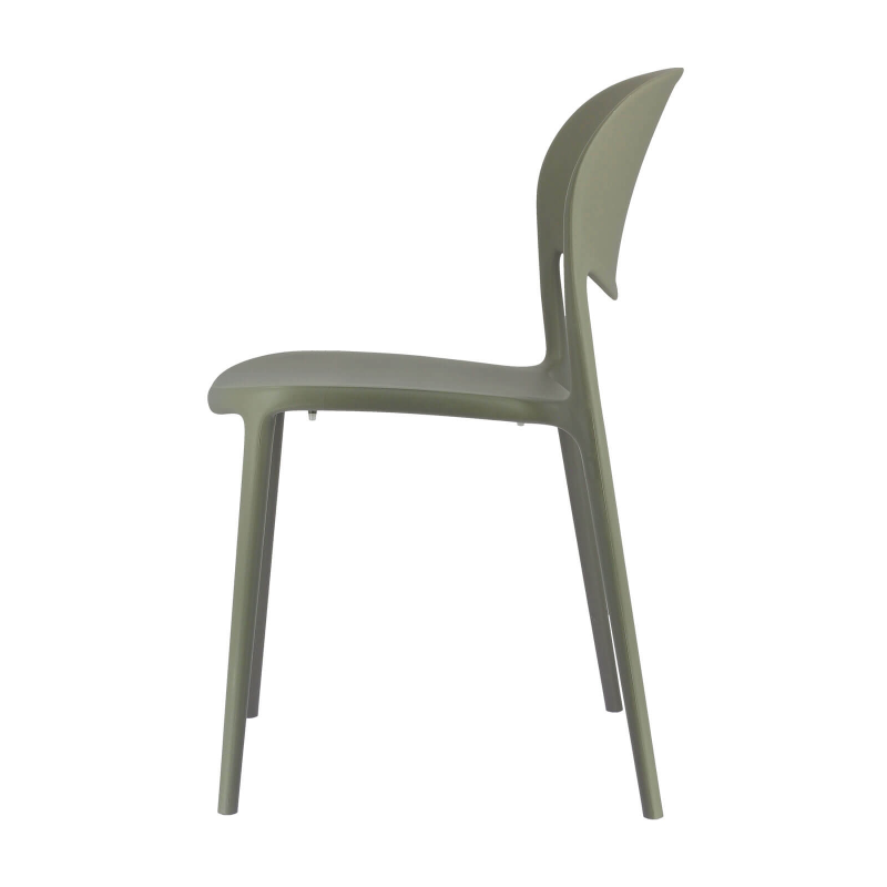 Chaise de jardin italienne empilable en polypropylène recyclé - Abby Connubia®