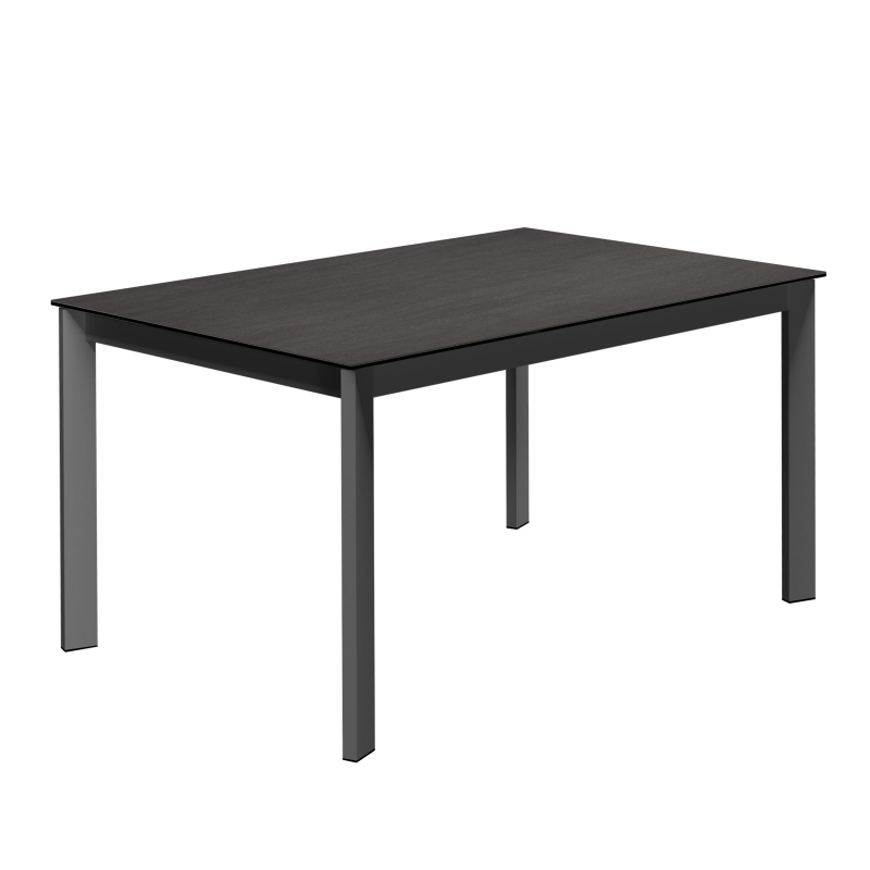 Table rectangulaire céramique avec pieds métal - Zenit