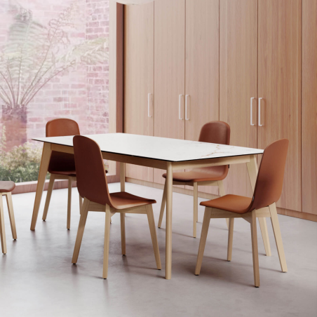 Table nordique extensible en céramique - Atlas