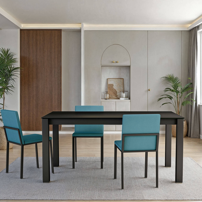 Table en céramique noire - Kyoto