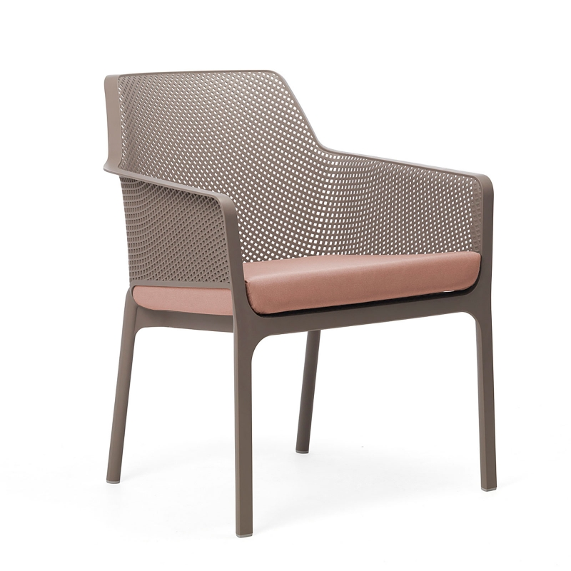 Net relax - Fauteuil de jardin relax empilable en polypropylène