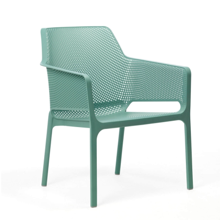 Net relax - Fauteuil de jardin relax empilable en polypropylène