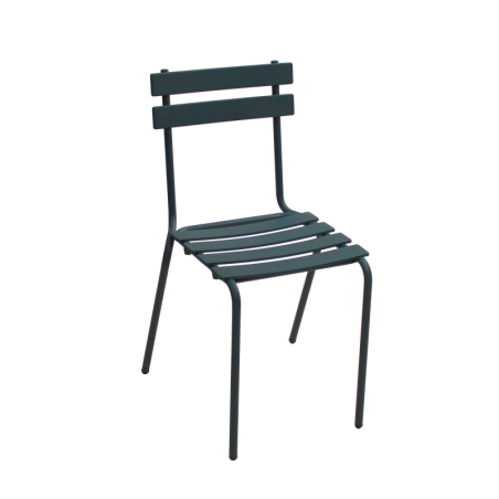 Eden - Chaise de jardin française en métal empilable