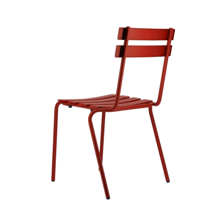 Eden - Chaise de jardin française en métal empilable